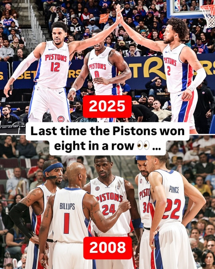 活塞上次8连胜首发：比卢普斯/面具侠/普林斯/怒吼天尊/麦克戴斯