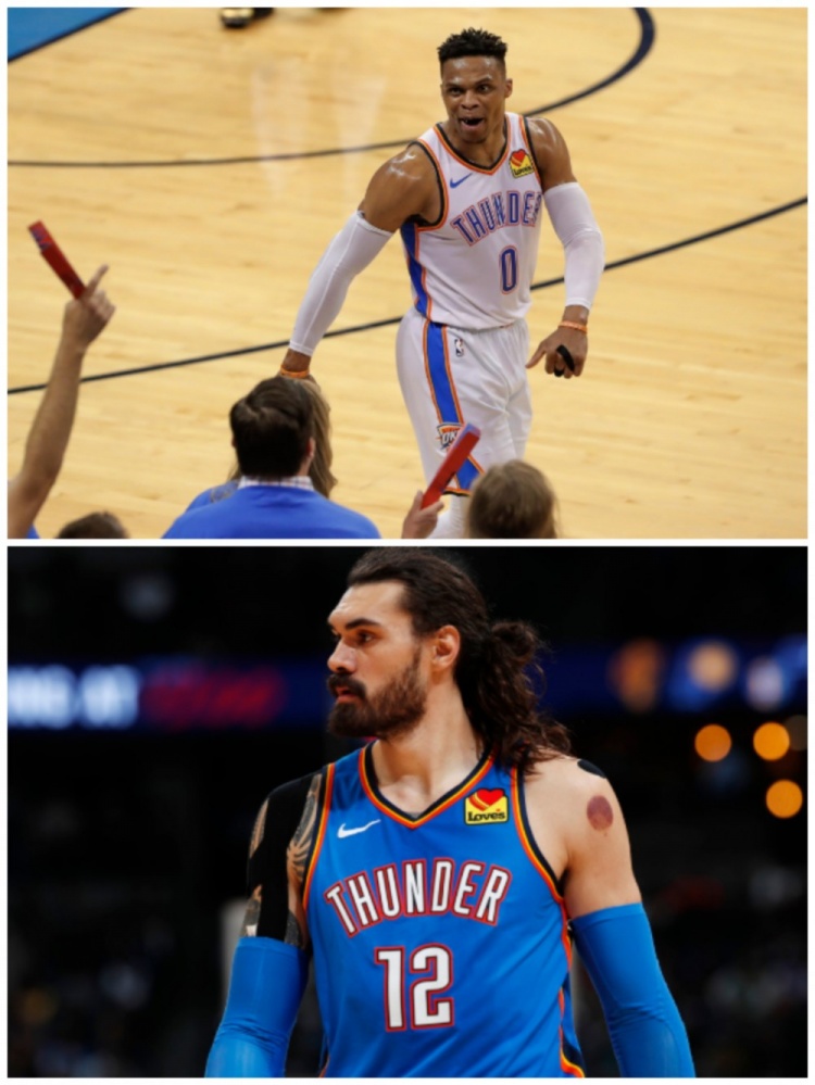 老伙计！亚当斯和威少本赛季皆在首轮迎抢七大战