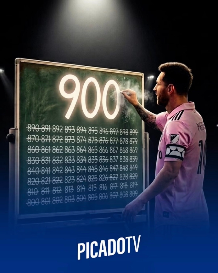 倒计时！明早38岁梅西冲击生涯900球，将解锁历史最快最年轻达成